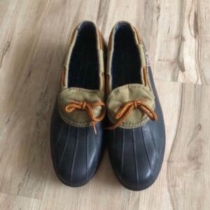 Men's Black and Tan Kamik Rain Shoes